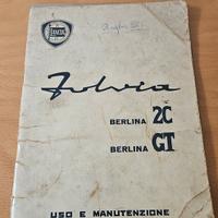 USO E MANUTENZIONE FULVIA 2C e GT