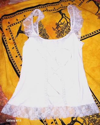 topless bianco