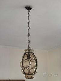 Lampadario ovoidale 