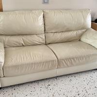 Divano in pelle 3 posti PoltroneSofà