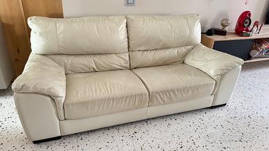 Divano in pelle 3 posti PoltroneSofà