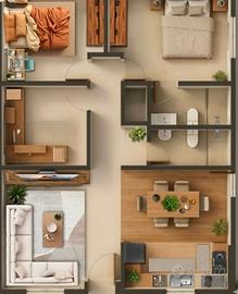 Quadrilocale arredato a Castronno