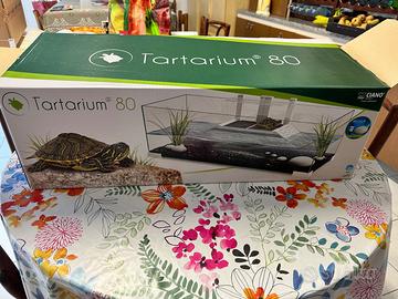 Tartarughiera Tartarium 80 Ciano NUOVO