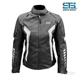 Giacca Donna Biker 4 Stagioni con Int. Estraibili