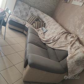 divano salotto angolare a 5 posti