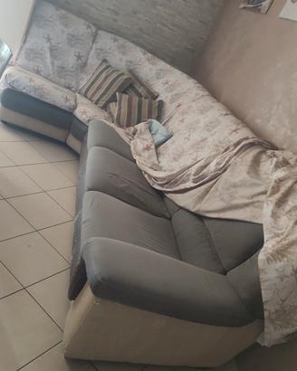 divano salotto angolare a 5 posti