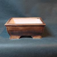 Vaso bonsai in gres smaltato