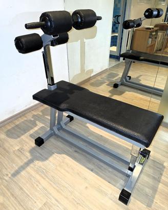 Cruch Bench Lux Technogym silver