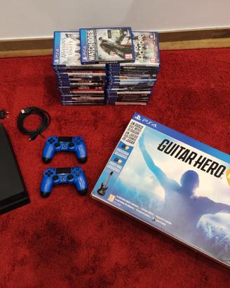 PlayStation 4 + 37 giochi + Guitar hero