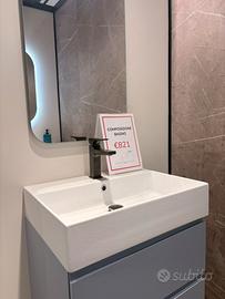 Mobile bagno Azzurro 3 cassetti