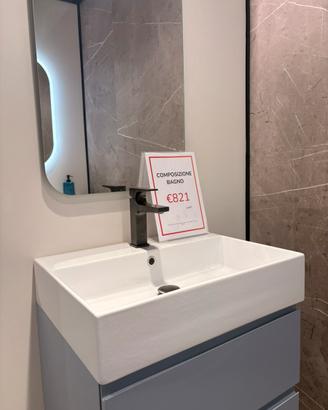 Mobile bagno Azzurro 3 cassetti