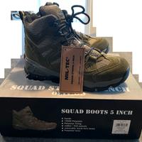 Mil-Tec Squad Boots 5 inch - colore Oliv