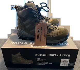 Mil-Tec Squad Boots 5 inch - colore Oliv