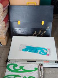 Tavolo da disegno FARA 53x40 con accessori