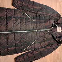 Piumino d'oca lungo donna