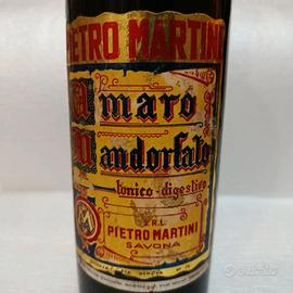 Pietro Martini bottiglia amaro mandorlato tonico d