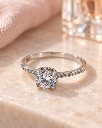 anello argento solitario donna zircone anniversari