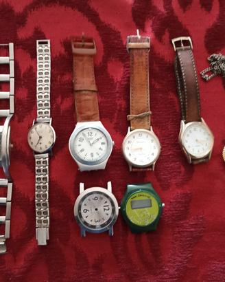 Lotto di 6 orologi al quarzo 