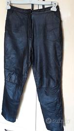 Pantaloni pelle uomo nero originale anni 80/90 L