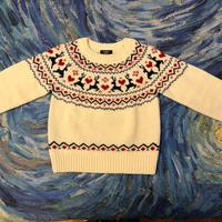 Maglione bianco con renne cuori ovs bambina