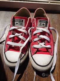 Scarpe bambino Converse  rosse n.32