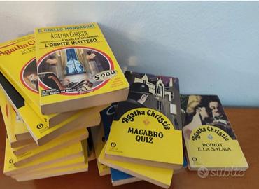 lotto libri gialli Agatha Christie