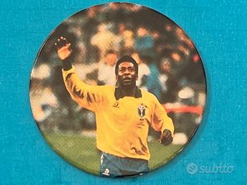 PELE 293 Brasil plascot 1996 figurina TAZO POG wc