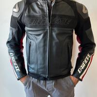 Giubbotto moto in pelle Dainese