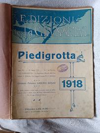 SPARTITI PIEDIGROTTA  Ed. LA CANZONETTA FEOLA 1918