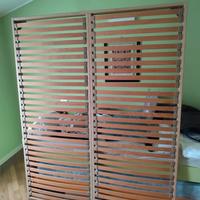 Rete letto matrimoniale a doghe