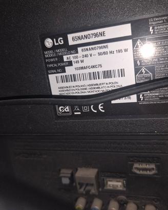 smart tv 65" LG