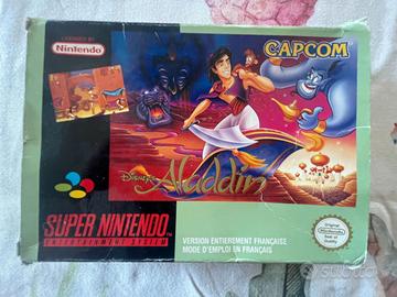 Aladdin Super Nintendo SNES con scatola originale