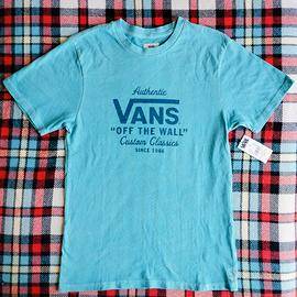 T-shirt VANS azzurra, taglia S, nuova