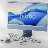 Apple iMac 24 M1 2021 Azzurro completo