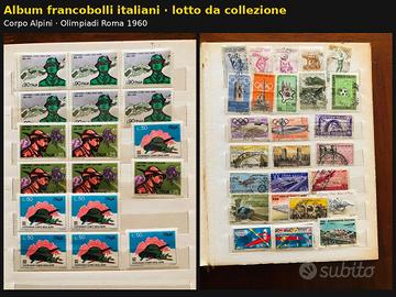 Album francobolli da collezione