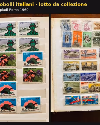 Album francobolli da collezione