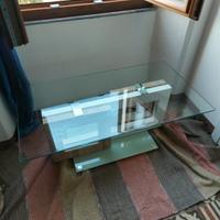 Tavolino in vetro 1 metro per 50 centimetri