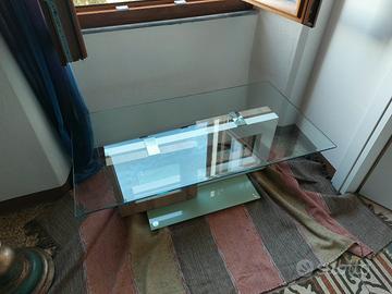 Tavolino in vetro 1 metro per 50 centimetri