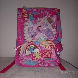 zaino unicorno rosa 