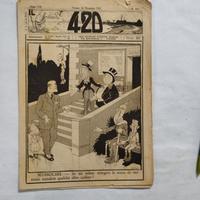"420",26 nov.1922 rivista satirica umoristica 