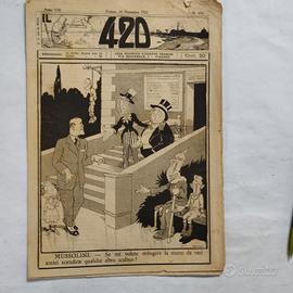 "420",26 nov.1922 rivista satirica umoristica 