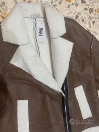 Giacca Montone Marrone Made in Italy Tg. Unica