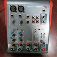 Mixer e faro Proel