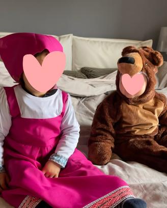 Vestiti Carnevale Masha e Orso