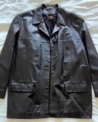 Lotto Giacca+Pantaloni, vera pelle nera Unisex