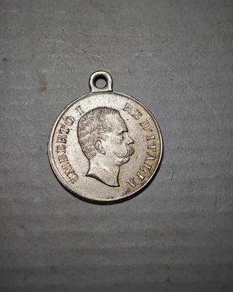 Medaglia Premio generica UmbertoI Re d'Italia 25mm