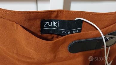 Pantaloni Zuiki color tabacco