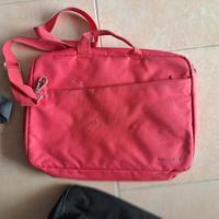 Borsa notebook pc rossa tracolla