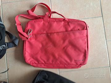 Borsa notebook pc rossa tracolla