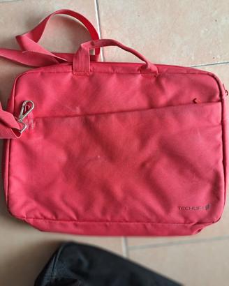 Borsa notebook pc rossa tracolla
